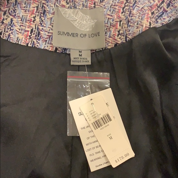 Brand New Anthropologie Tweed Jacket with Tag - Picture 4 of 6